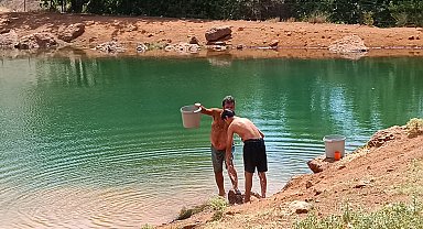 Zile'de acı sulu gölet misafirlerini ağırlamayı sürdürüyor