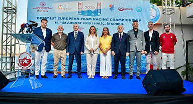 2025 Optimist Avrupa Takım Şampiyonası açılışı Fatih'te yapıldı