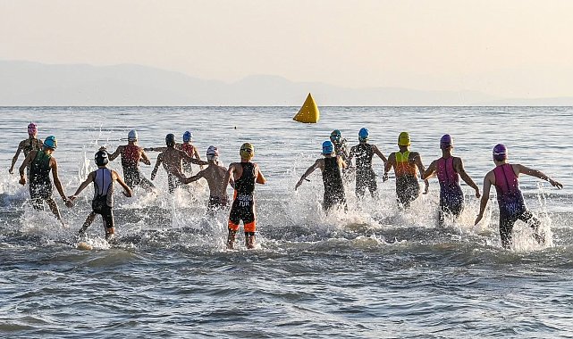 24. Eğirdir Triatlonu Türkiye Kupası Yarışları'nın ilk günü tamamlandı