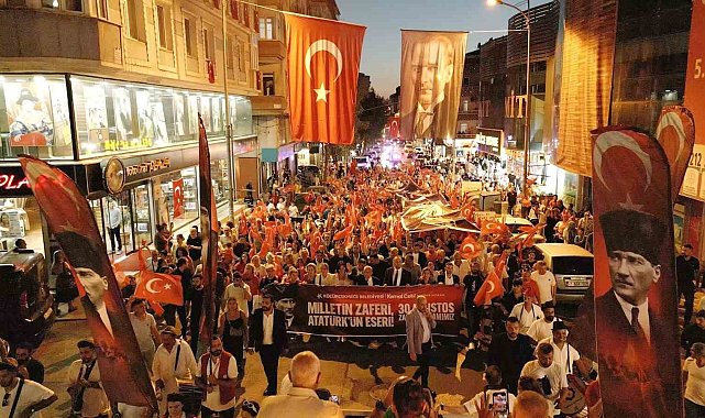 30 Ağustos Zafer Bayramı Küçükçekmece'de coşkuyla kutlandı