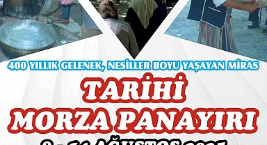 400 yıllık gelenek yarın başlıyor: Morza Panayırı'nda geri sayım sona erdi