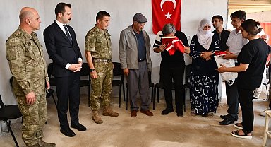 8. Kolordu Komutanı Atay'dan şehit ailesine ziyaret