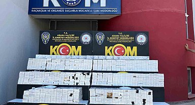 Adana'da 12 milyon makaron ve 725 kilogram tütün ele geçirildi