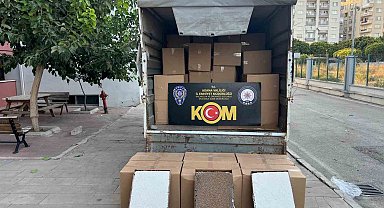 Adana'da 6 milyonluk kaçak doldurulmuş sigara ele geçirildi