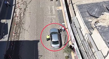 Adıyaman'da drone destekli trafik denetimi