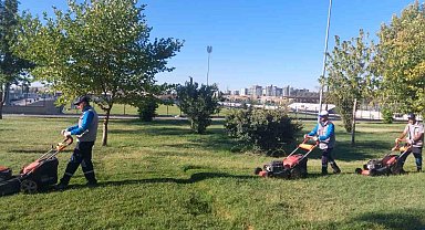 Adıyaman'da park ve bahçe bakımları devam ediyor