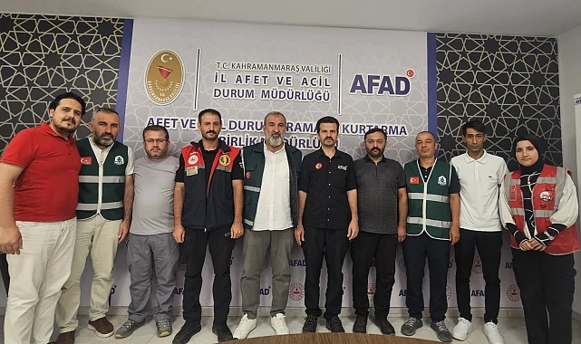 AFAD platform üyesi derneklere teşekkür