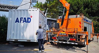 AFAD tarafından Sakarya'ya 4 afet konteyneri kuruldu