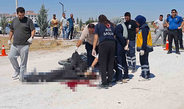 Aksaray'da tır ile motosiklet çarpıştı: 1 ölü