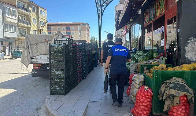 Alaca'da gıda güvenliğine karşı zabıta ekipleri denetimlerini arttırdı
