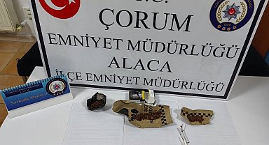 Alaca'da uyuşturucu tacirlerine operasyon: 1 kişi tutuklandı
