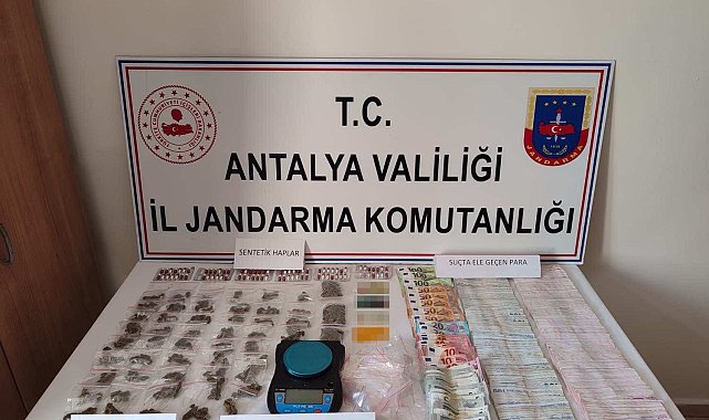 Alanya ve Manavgat'ta uyuşturucu operasyonu: 6 bin 250 hap ele geçirildi