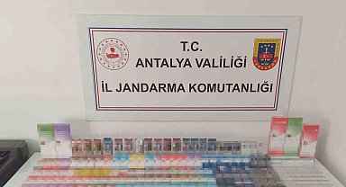 Alanya'da kaçak sigara operasyonu