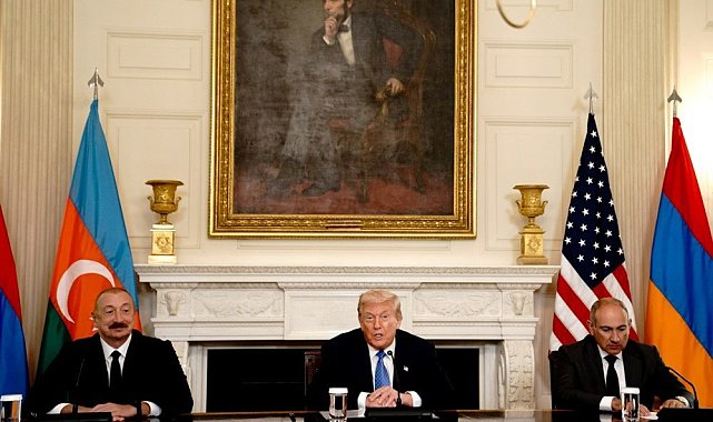 Aliyev, Trump ve Paşinyan arasında üçlü mutabakat zaptı imzalandı