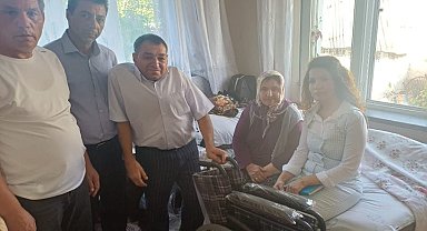 Alpu'da engelli vatandaşlara destek