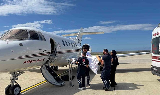 Ambulans uçak 22 yaşındaki hasta için havalandı