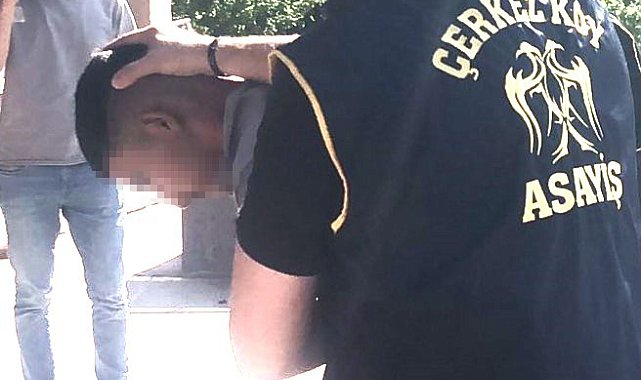 Amerikan tıraşı ile kamufle olan gasp şüphelisi adliyeye sevk edildi