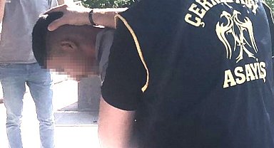 Amerikan tıraşı ile kamufle olan gasp şüphelisi adliyeye sevk edildi