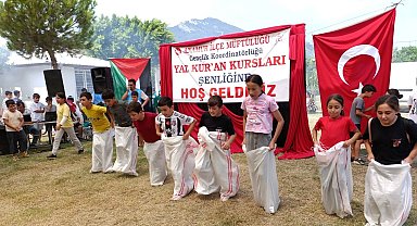 Anamur'da Yaz Kur'an Kursları şenlikle sona erdi