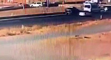 Anayoldaki kavşakta ters yöne girdi, kaza kaçınılmaz oldu