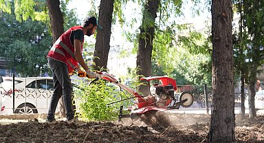 Ankara Keçiören'de park ve bahçelere estetik dokunuş