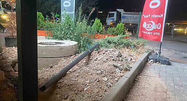 Ankara'da kontrolden çıkan otomobil oto yıkamacıya uçtu: 3 yaralı