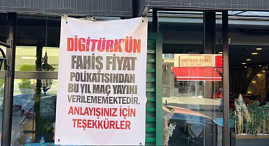 Ankara'daki kıraathane ve restoranlar Digitürk üyelik fiyatlarını protesto etti