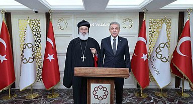 Antakya Süryani Ortodoks Kilisesinden Mardin Valiliğine ziyaret