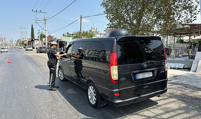 Antalya'da 1 haftada 68 bin araç denetlendi