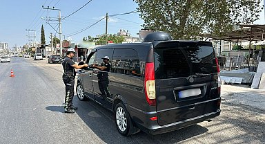 Antalya'da 1 haftada 68 bin araç denetlendi