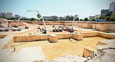 Antalya'da 900 yataklı modern sağlık kompleksi için ilk beton döküldü