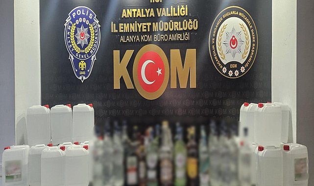 Antalya'da bir haftada gerçekleşen denetimlerde 22 tutuklama