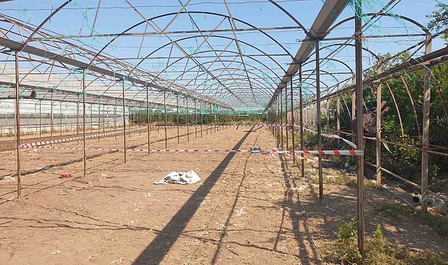Antalya'da serada cinayet: 2 ölü