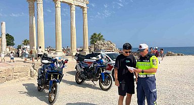 Antalya'da şok motosiklet denetimi: 965 araç trafikten men edildi