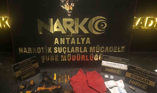 Antalya'da uyuşturucu operasyonlarında 7 tutuklama