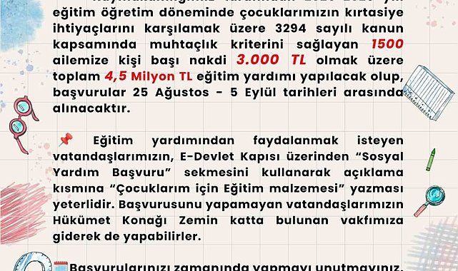 Araban Kaymakamlığı bin 500 ihtiyaç sahibi çocuklara yardım yapacak