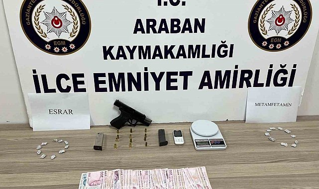 Araban'da uyuşturucu operasyonu: 1 gözaltı