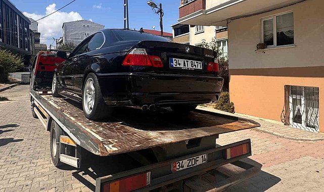 Arnavutköy'de drift yapan sürücüye 48 bin 559 TL ceza