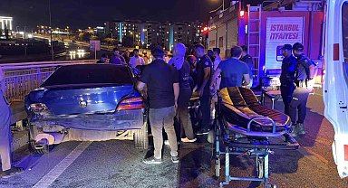 Arnavutköy'de feci kaza: 3 yaralı