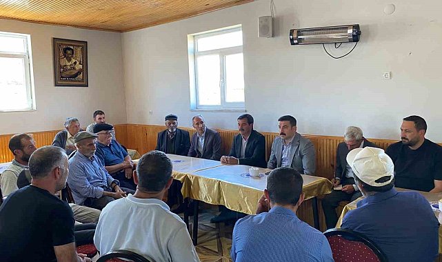 Arpaçay Kaymakamı Akköz, köylerde incelemelerde bulundu