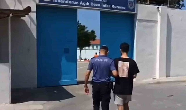 Arsuz'da 7 ay 15 gün hapis cezasıyla aranan şahıs yakalandı
