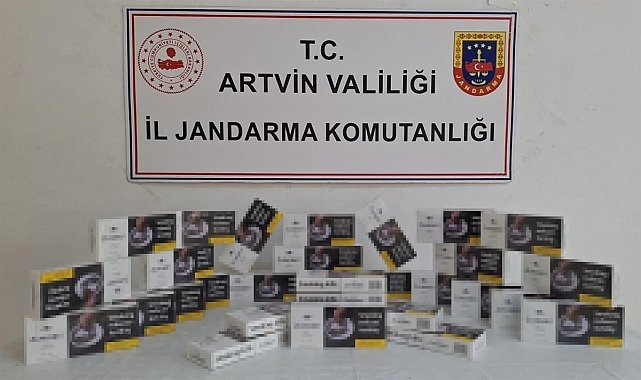 Artvin'de jandarmadan kaçakçılık operasyonu: 9 gözaltı