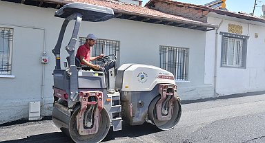 Aşağıbağlar Mahallesi'nde yol konforu artıyor