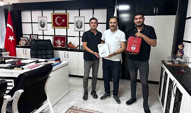 ASELSAN'dan Demirci Belediyesi'ne 2 adet OED cihazı hibe edildi.