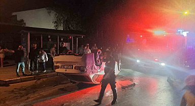 Aşırı sürat kazaya sebep oldu
