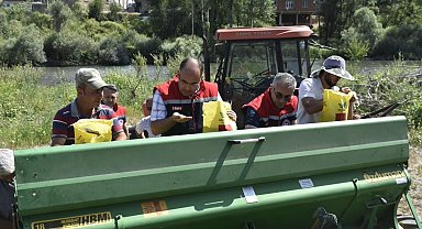 Aslandede köyünde 158 dekar alanda suni mera oluşturuldu