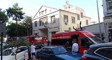 Astsubay gazinosunda yangın paniği