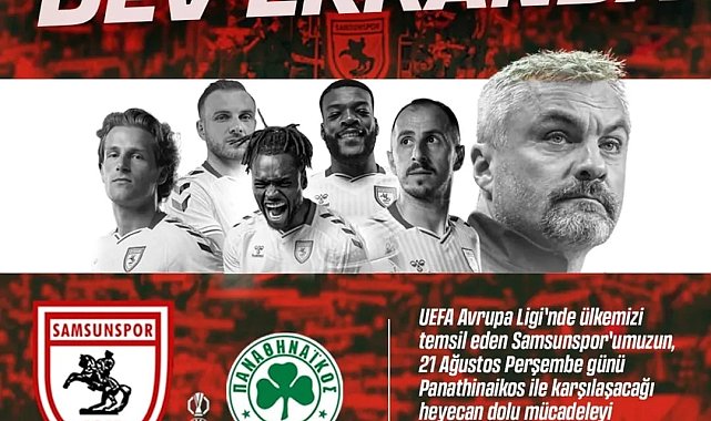 Atakum'da Samsunspor'un Avrupa ligi heyecanı