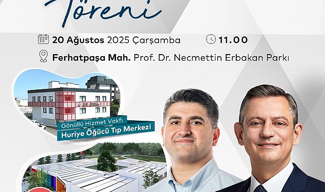 Ataşehir Belediyesi'nde temel atma ve açılış törenleri yapılacak