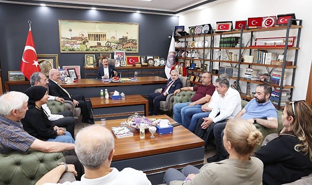 ATO Başkanı Baran'dan, Ankaralılar ve Ankara'ya Hizmet Edenler Derneği'ne ziyaret